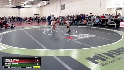 133 lbs Cons. Round 2 - Robert Wicks, Mankato West vs Jarret Payne, MAHACA