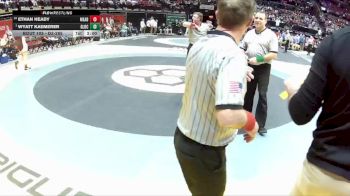 D3-285 lbs Champ. Round 1 - Wyatt Kaemerer, Graham Local vs Ethan Heady, Meadowbrook