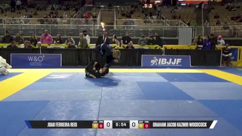 Graham Jacob Kazmir Woodcock vs JOAB FERREIRA REIS 2025 Pan Jiu Jitsu IBJJF Championship