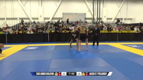 Jacob R T Polansky vs Zack Ahmed Ghalayini 2024 World IBJJF Jiu-Jitsu No-Gi Championship