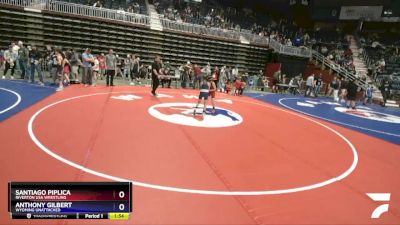 71 lbs Round 3 - Santiago Piplica, Riverton USA Wrestling vs Anthony Gilbert, Wyoming Unattached