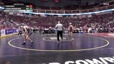 152 lbs First Round - Luke Knox, Perkiomen Valley vs Chase Grabfelder, Northampton