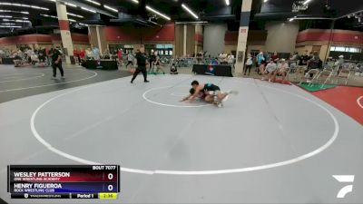 138 lbs Cons. Round 6 - Wesley Patterson, ONE Wrestling Academy vs Henry Figueroa, Rock Wrestling Club