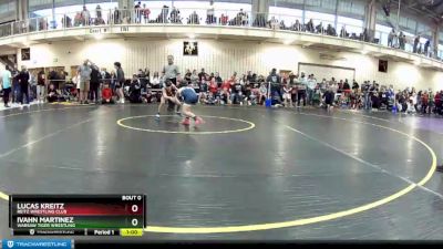 78 lbs Champ. Round 1 - Lucas Kreitz, Reitz Wrestling Club vs Ivahn Martinez, Warsaw Tiger Wrestling