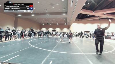 115 lbs Champ. Rd Of 16 - Deizyiah Taylor, PCWC vs Isabella Martinez, Bones Wrestling Club