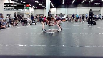 92 lbs Round 6 (10 Team) - Allie Procter, Backyard Brawlers Pink vs Natalie Lippstreu, MF Angels