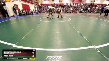 132 lbs Champ. Round 1 - Enoch Lee, King`s Academy vs Bennet Lomangino, Menlo-Atherton