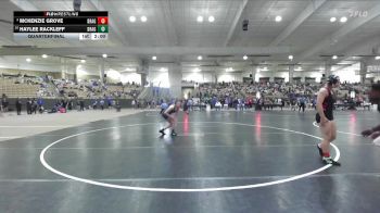 125 lbs Quarterfinal - Haylee Rackleff, Clinton Dragon Youth Wrestling vs McKenzie Grove, Blackman Wrestling Club