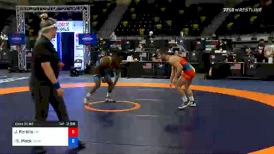 57 kg Consolation - Justin Portillo, Viking Wrestling Club (IA) vs Shelton Mack, TMWC / New York City RTC