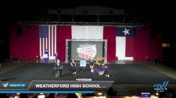 Weatherford High School - Mascot-Joey [2022 Mascot 12/11/2022] 2022 NCA State of Texas Championship