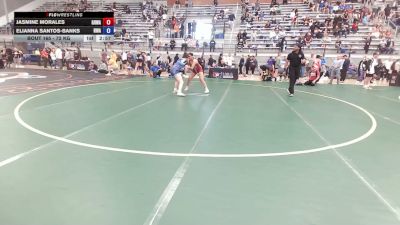 76 kg Champ. Rd Of 64 - Jasmine Morales, Gold Rush Wrestling Academy Reno vs EliAnna Santos-Banks, NWK Wrestling Academy