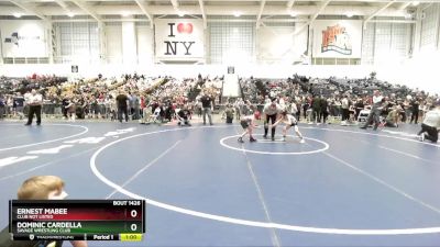 59 lbs Quarterfinal - Ernest Mabee, Club Not Listed vs Dominic Cardella, Savage Wrestling Club