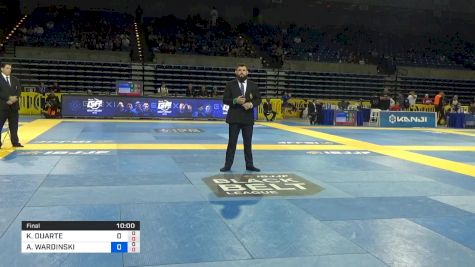 KAYNAN DUARTE vs ADAM WARDZINSKI 2019 Pan Jiu-Jitsu IBJJF Championship