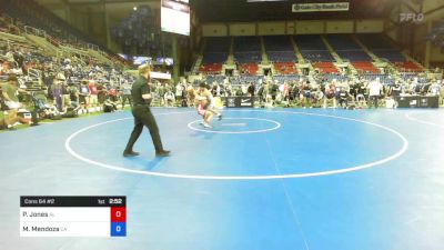 120 lbs Cons 64 #2 - Preston Jones, Alabama vs Moses Mendoza, California