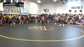 106 lbs Semifinal - Jackson McGonegle, Center Point-Urbana vs Jayelen Numedahl, South Winneshiek