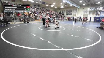 115 lbs Cons. Round 3 - Maia Salazar, Quartz Hill vs Angela Moreno, Whittier