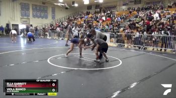 140 lbs Cons. Round 4 - Viola Bianco, Palm Springs vs Ella Garrett, Corona Del Mar