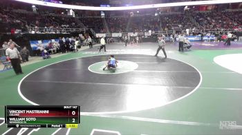 I-102 lbs Champ. Round 2 - Vincent Mastrianni, Colonie vs William Soto, Newburgh FA