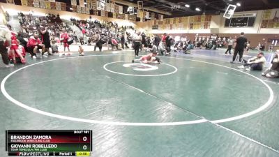 71 lbs Round 3 - Giovanni Robelledo, Team Temecula /Pin Club vs Brandon Zamora, Fallbrook Wrestling Club