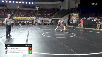 170 lbs Consi Of 4 - Kaylah Harrison, Santa Rosa JC (W) vs Georgia Ustaszewski, Grays Harbor (W)