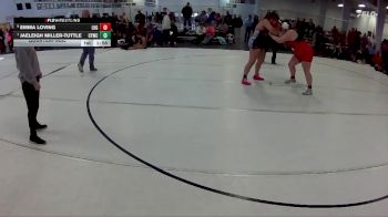 238 lbs Quarterfinal - JaeLeigh Miller-Tuttle, Cougar Youth Wrestling Club vs Emma Loving, Lincoln High Girls