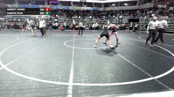 150 lbs Quarterfinal - Emmett Corns, Team North Stars vs Karsyn Pack, Hornet Wrestling