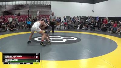 209 lbs Placement Matches (8 Team) - Jordan McKinney, Team Revival vs Asher Bacon, POWA