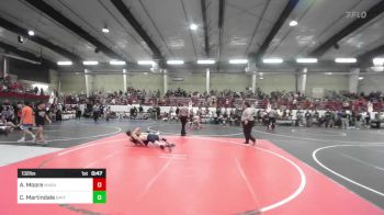 132 lbs Consi Of 4 - Adrian Moore, Marana WC vs Connor Martindale, Bayfield Wrestling