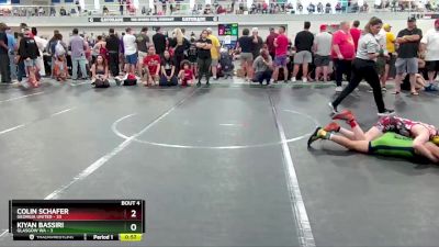 76 lbs Quarterfinals (8 Team) - Kiyan Bassiri, Glasgow WA vs Colin Schafer, Georgia United