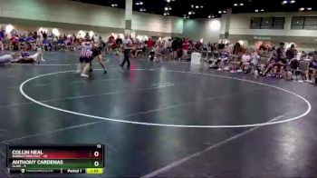 170 lbs Round 3 (6 Team) - Anthony Cardenas, CLAW vs Collin Neal, Bubbletown Mat