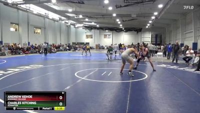 174 lbs Cons. Semi - Andrew Kehoe, Roanoke College vs Charles Kitching, Scranton