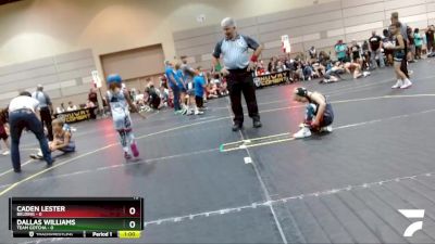 46 lbs Finals (8 Team) - Caden Lester, Belding vs Dallas Williams, Team Gotcha