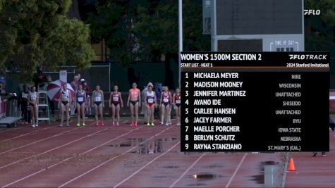 Women's 1500m, Finals 2