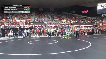 120 lbs Champ. Round 1 - Levi Willmann, Chapman Hs vs Koehn Dietrich, Mulvane