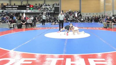 120 lbs Quarterfinal - Sydney Fratus, Coventry vs Alanna Smith, Camden Hills