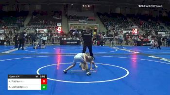 55 lbs Consolation - Kane Robles, Bolingbrook Jr Raiders vs Zachary Donalson, Glenpool