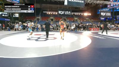 132 lbs Champ. Rd Of 64 - Bayden Fandrich, Montana vs Miklo Hernandez, Minnesota