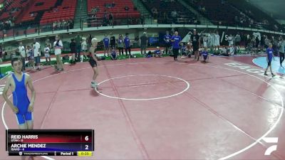 112 lbs Round 2 (8 Team) - Gunner Knudsen, Utah vs Stefan Gabriel, Idaho