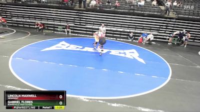 178 lbs Cons. Round 4 - Gabriel Flores, Bonneville High School vs Lincoln Maxwell, Viewmont