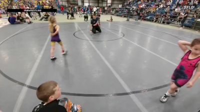 50 lbs Round 1 - Addisyn Curley, Timber Lake Panthers vs Raya Petersek, Winner Youth Wrestling
