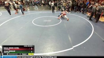 120 lbs Cons. Round 2 - Evan Brinlee, Deer Park vs E.K.S. (War) Camel, Okanogan