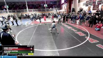 120 lbs Cons. Round 2 - Omid Mohammad, Central Valley vs Stryker Huston, Timberlake