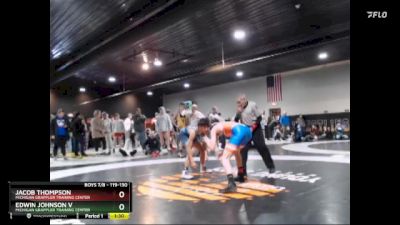 119-130 lbs Round 3 - Jacob Thompson, Michigan Grappler Training Center vs Edwin Johnson V, Michigan Grappler Training Center