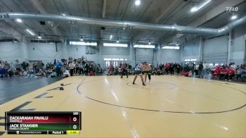 285 lbs Champ. Round 1 - Jack Stangier, Pueblo County vs Zackaraiah Favalu, Widefield