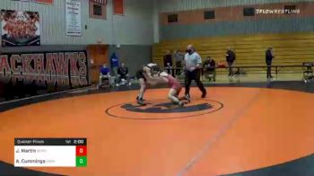 172 lbs Quarterfinal - Jonah Martin, Bermudian Springs vs Avery Cummings, Kennard-Dale