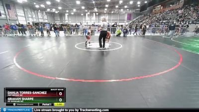 61-62 lbs Round 1 - Dahlia Torres-Sanchez, Mat Demon WC vs Graham Sharpe, Mt Spokane WC