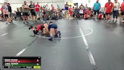 88 lbs Round 3 (4 Team) - Rohn Mason, Buffalo Valley WC vs Chris Weiner, CTWHALE