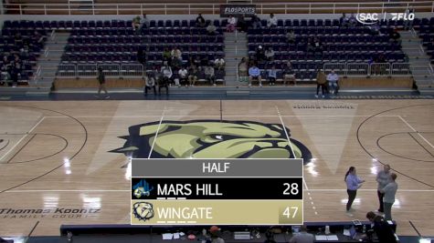 Replay: Mars Hill vs Wingate - Women's | Jan 13 @ 2 PM