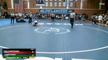 120 lbs Semifinal - Lander Bosh, Layton vs Dax Christensen, Bingham