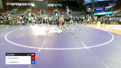 144 lbs Cons 8 #1 - Gregory Torosian, CA vs Isaiah Callahan, OH